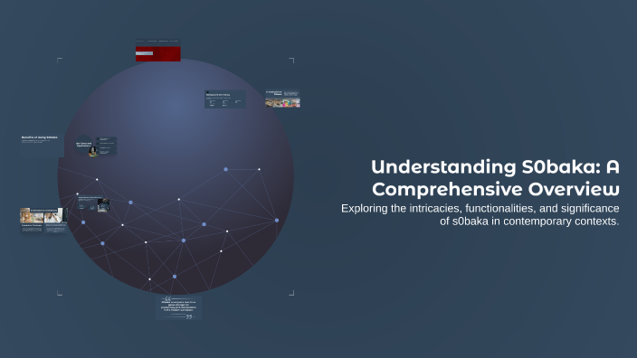 Understanding S0baka: A Comprehensive Overview by p0pkorm ...