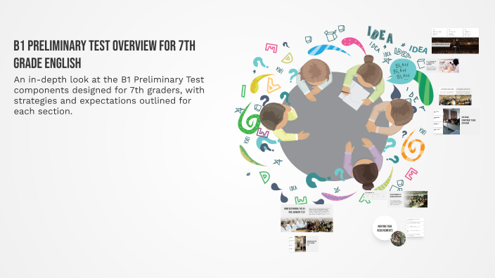B1 Preliminary Test Overview for 7th Grade English by sandra giraldo ...