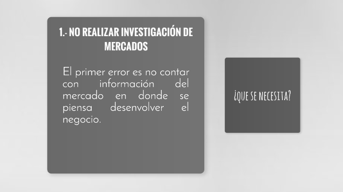 10 ERRORES DE MIPYMES by Fernanda Beltrán on Prezi