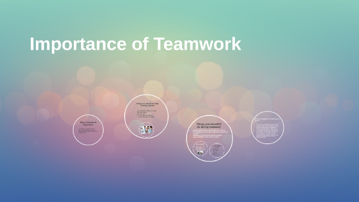 Importance of Teamwork by Janeasha Clark on Prezi