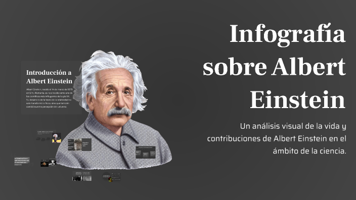 Infografía sobre Albert Einstein by Roku TV on Prezi