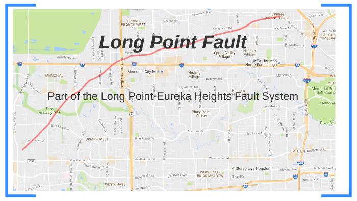 Houston Fault Lines Map Long Point Fault By Ian Reinhart