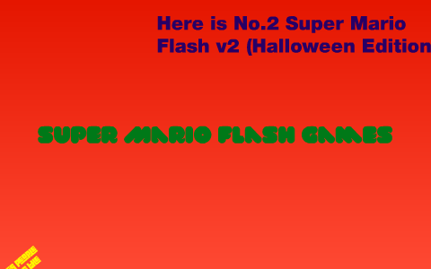 SUPER MARIO FLASH: HALLOWEEN VERSIÓN jogo online gratuito em