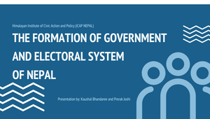 Government Formation and Electoral System of Nepal by Prerak Joshi on ...