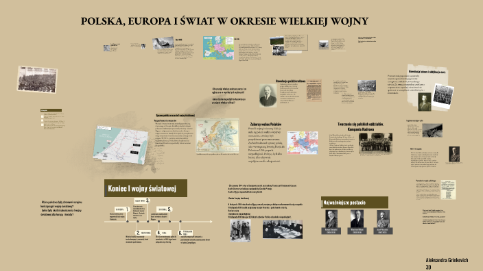 POLSKA, EUROPA I ŚWIAT W OKRESIE WIELKIEJ WOJNY by Aleksandra