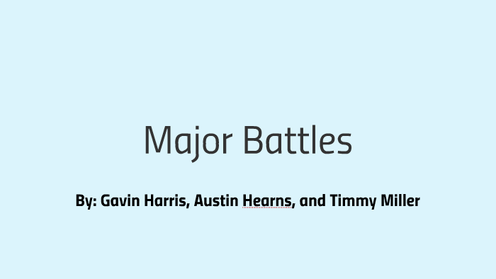 Major Battles of World War II by Timmy Miller on Prezi