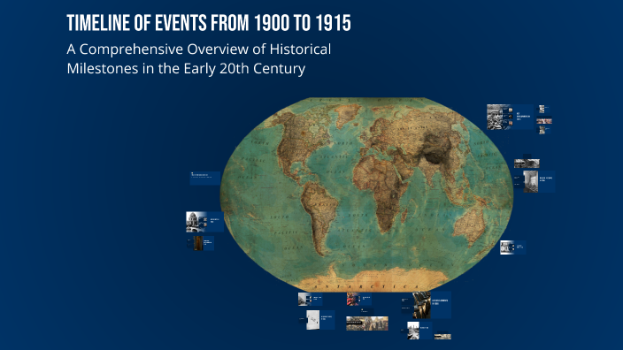 Timeline of Events from 1900 to 1915 by Ruby Nicholson on Prezi