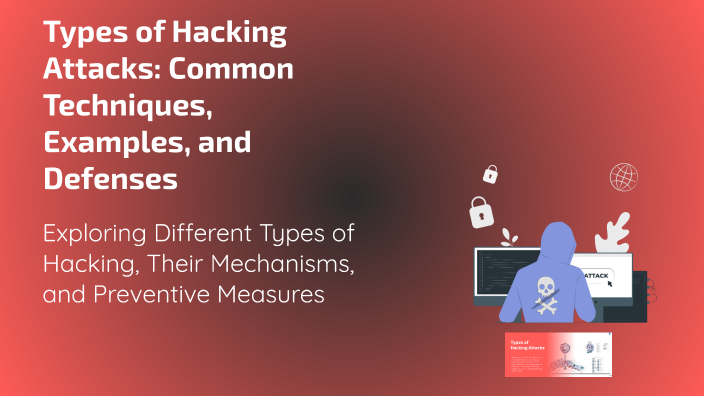 Types Of Hacking Attacks Common Techniques Examples And Defenses By