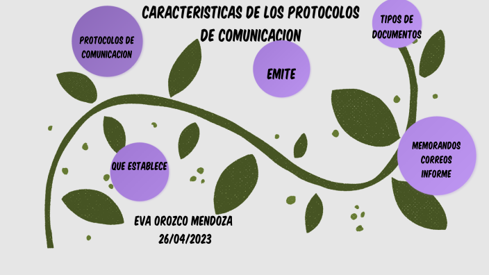 CARACTERISTICAS DE LOS PROTOCOLOS DE COMUNICACION by EVA OROZCO on Prezi