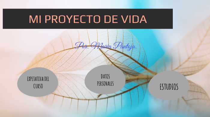 MI PROYECTO DE VIDA by Maria de los Angeles Pantoja Garay on Prezi