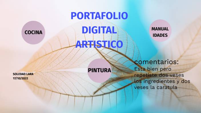 portafolio digital artistico by Maria Lara on Prezi