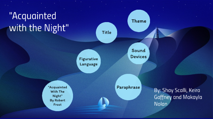 Acquainted With The Night By Makayla Nolan