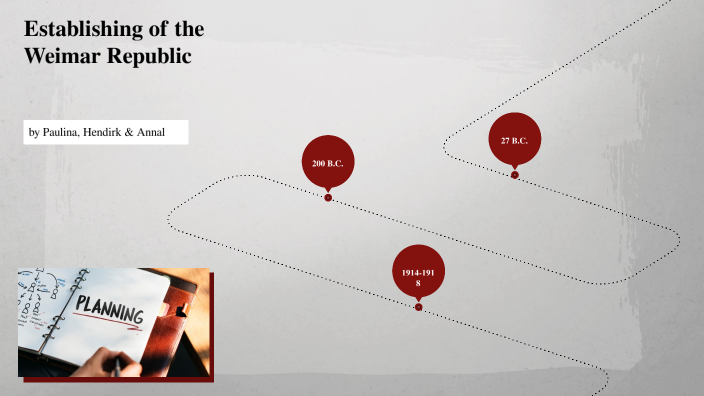 Establishing of the Weimar Republic by on Prezi