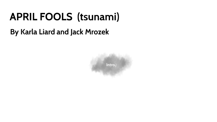 Hawaii april fools tsunami