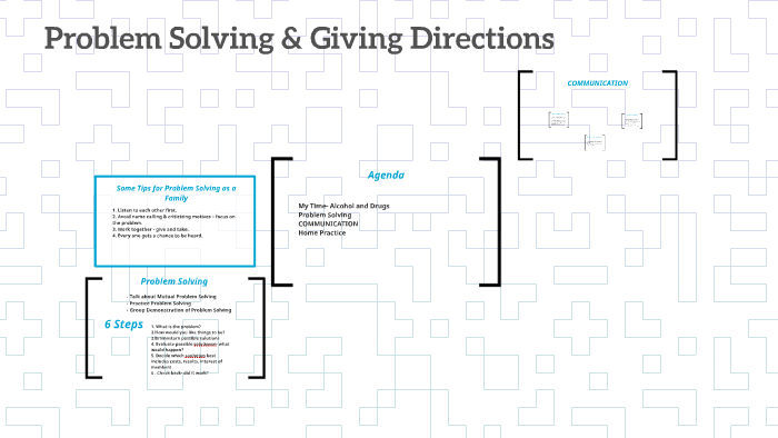 Parent Session 9- Problem Solving & Giving Directions by Christina ...