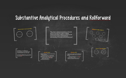 Substantive Analytical Procedures And Rollforward By Lauren Whitten On ...