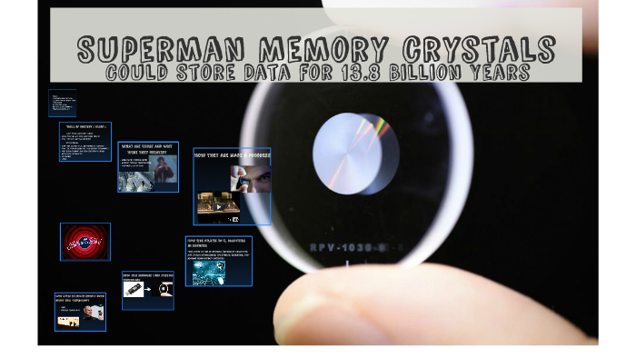 The superman Memory crystal by Krish P