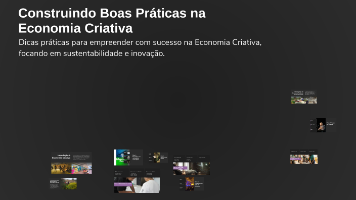 Construindo Boas Práticas na Economia Criativa by Nicolas Bastos Dos ...