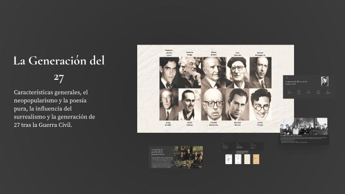 La Generación del 27 by Inés Caballero on Prezi