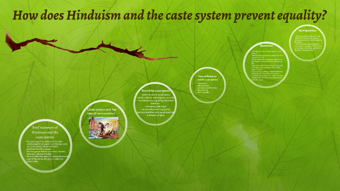 How does Hinduism and the caste system prevent equality? by on Prezi