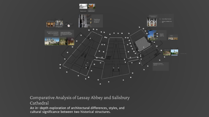 Lessay Abbey Scale Comparative Analysis of Lessay Abbey and Salisbury Cathedral by izzy ...