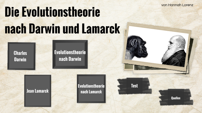 Wer Begründete Die Moderne Evolutionstheorie Die Evolutionstheorie nach Darwin und Lamarck by Hannah Lorenz on Prezi