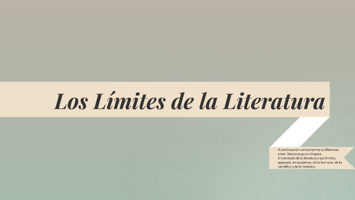 Los Límites de la Literatura by Ericka Madrid