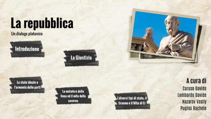 La repubblica di Platone by Rachele Puglisi on Prezi