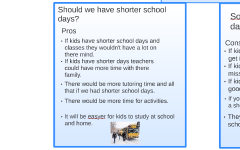 Smuk Ubevæbnet ejer Should we have shorter school days? by Bryan Dye