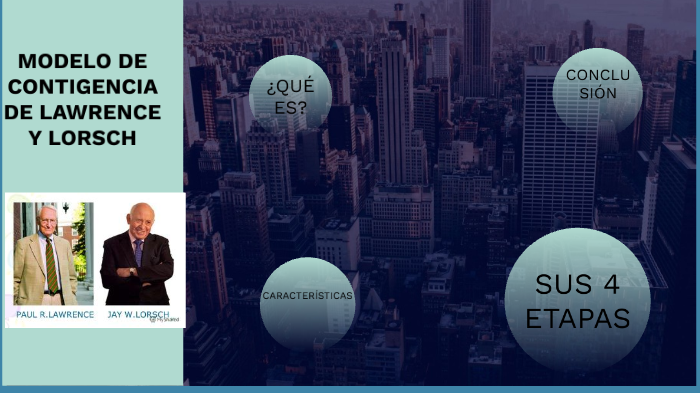 MODELO DE CONTINGENCIA DE Lawrence y Lorsch by jesus sabas on Prezi