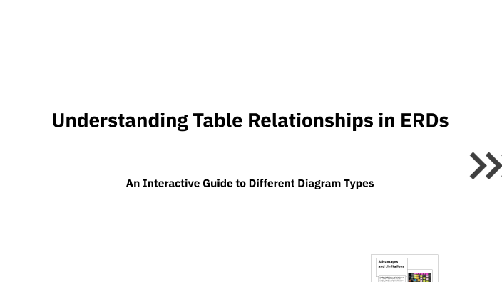 Understanding Table Relationships in ERDs by 21 Grace on Prezi