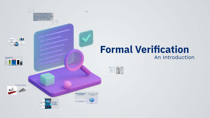 Introduction to Formal Verification by Nour Shanak on Prezi