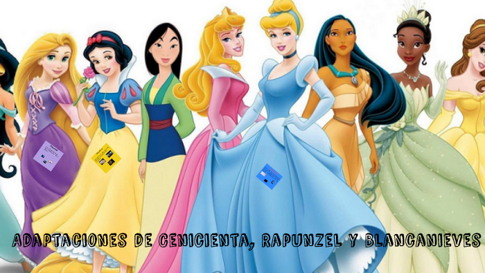Adaptaciones de Cenicienta, Blancanieves y Rapunzel by Ana María López  Galián