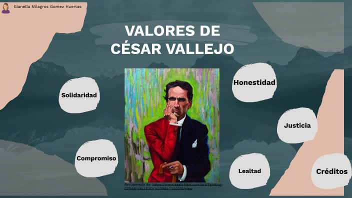 Valores De César Vallejo By Gianella G On Prezi