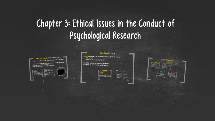 Ch 3: Ethical Issues in the Conduct of Psychological Researc by ...