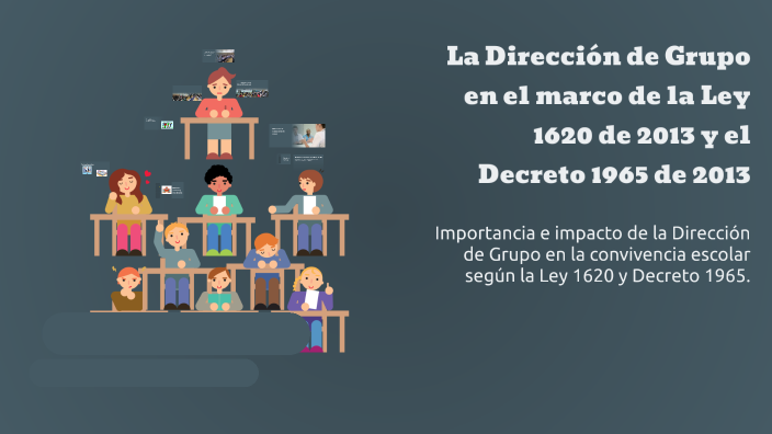 La Dirección de Grupo en el marco de la Ley 1620 de 2013 y el Decreto ...