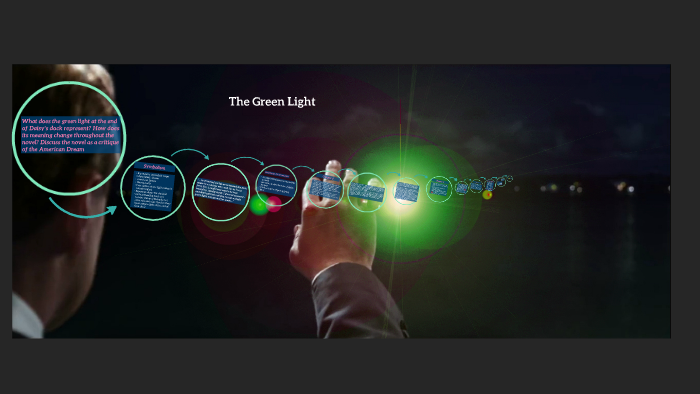 the green light in the great gatsby symbolism