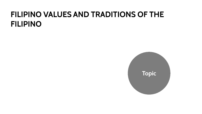 write a short essay about filipino values and traditions brainly