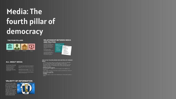 Media: The fourth pillar of democracy by Devraj Sanghrajka on Prezi
