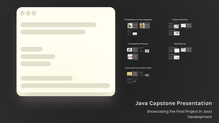 Java Capstone Presentation by Kaden Cameron on Prezi