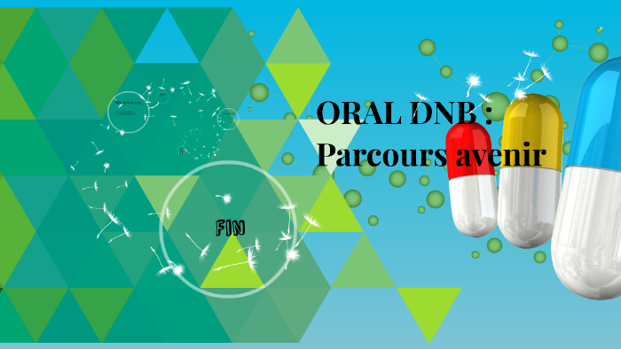 ORAL DNB  Parcours avenir by myriam tomas