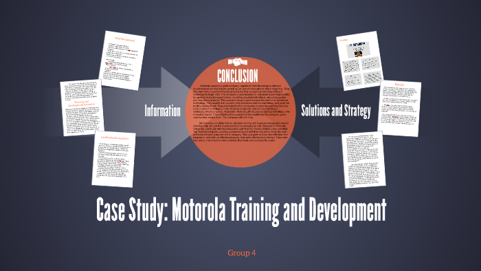 case study on training and development at motorola