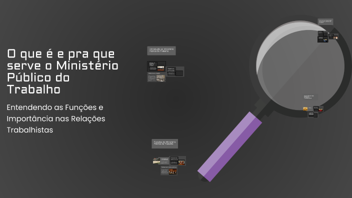 O que é e pra que serve o Ministério Público do Trabalho by Stefany ...