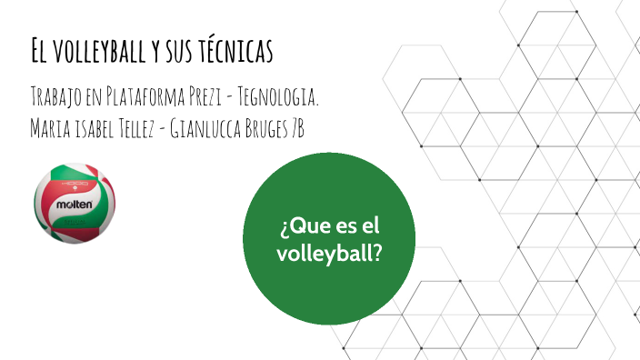 Fundamentos técnicos del volleyball by Maria Isabel Tellez Moreno on Prezi