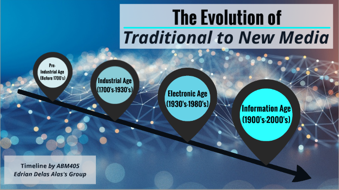 essay about evolution of traditional to new media