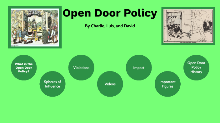 Open Door Policy By Charlie White
