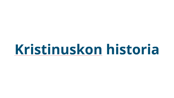 Kristinuskon Historia By Eija Vuorijärvi