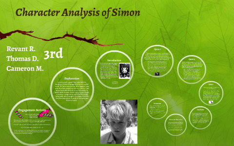 simon analysis character