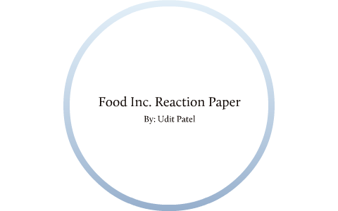 Food inc essay