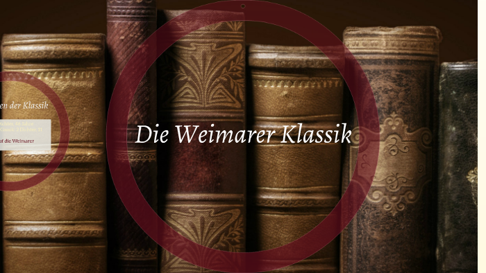 Wann War Die Weimarer Klassik Die Weimarer Klassik by Celilinia Silva on Prezi